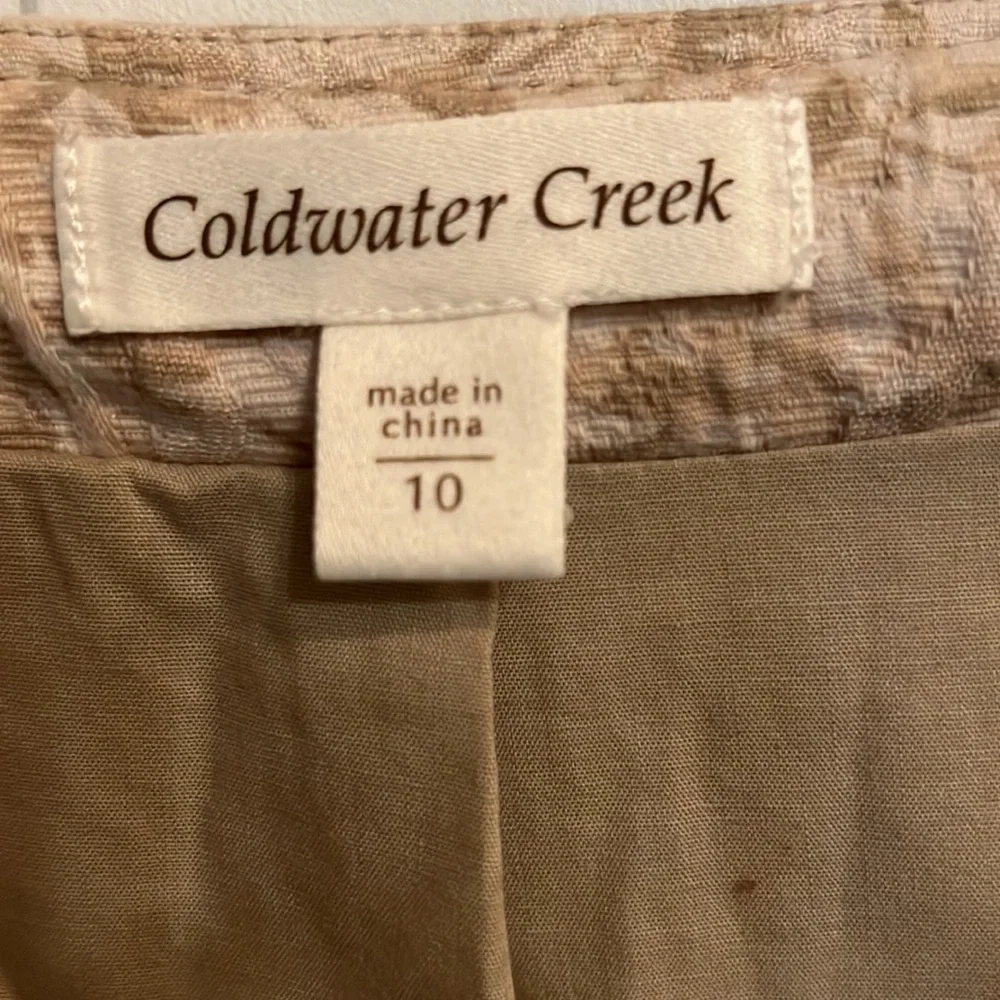 𝅺coldwater Creek Womens Open Jacket size 10